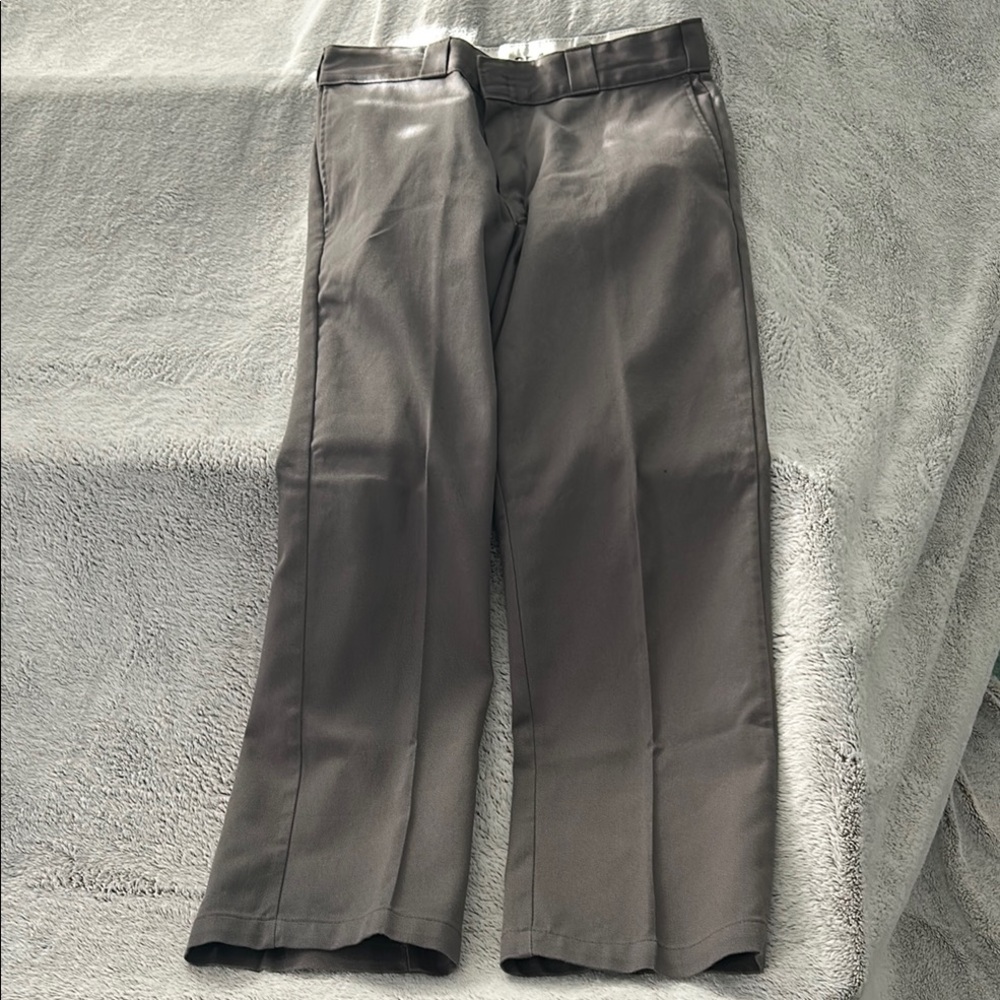 Dickies Gray Chinos with Classic Straight-Leg Cut